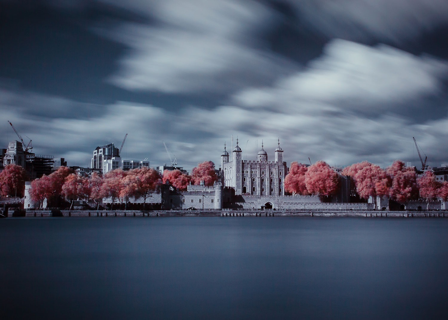 Ukázka použití Hoya IR R72